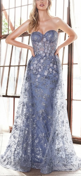 046 Dresses & Skirts - Strapless new evening formal prom party dress